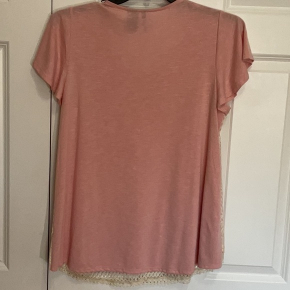 NEW Directions Lace Front Blouse - Picture 4 of 8